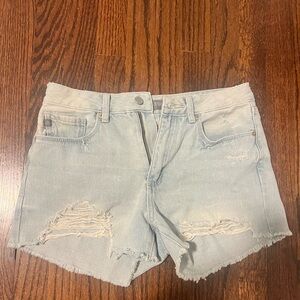 Light washed jeans shorts, worn twice